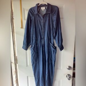 Cleobella denim chambray jumpsuit size S
